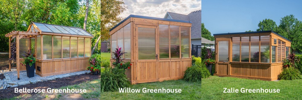 Backyard Discovery has added three new ready-to-assemble, high-quality greenhouses to their vast portfolio of outdoor sets which include the Bellerose Greenhouse, the Willow Greenhouse and the Zalie Greenhouse.